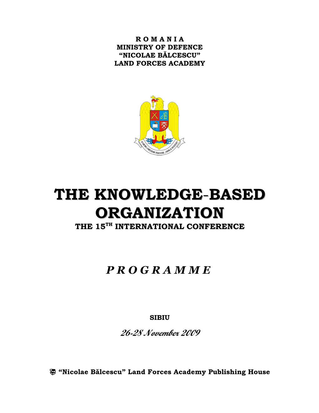 The Knowledge -Based Organization