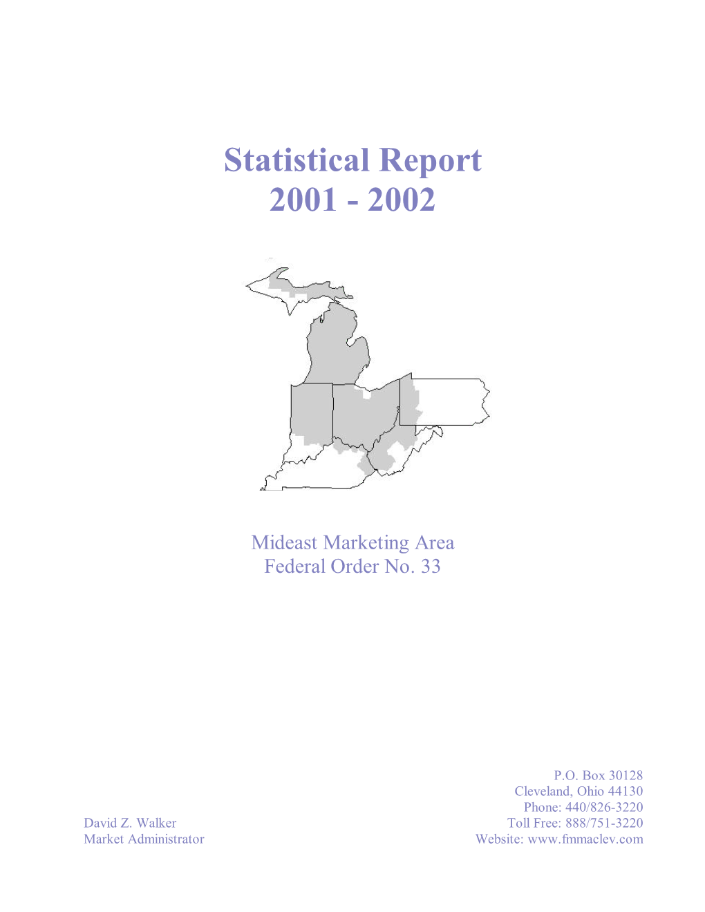 Statistical Report 2001 - 2002