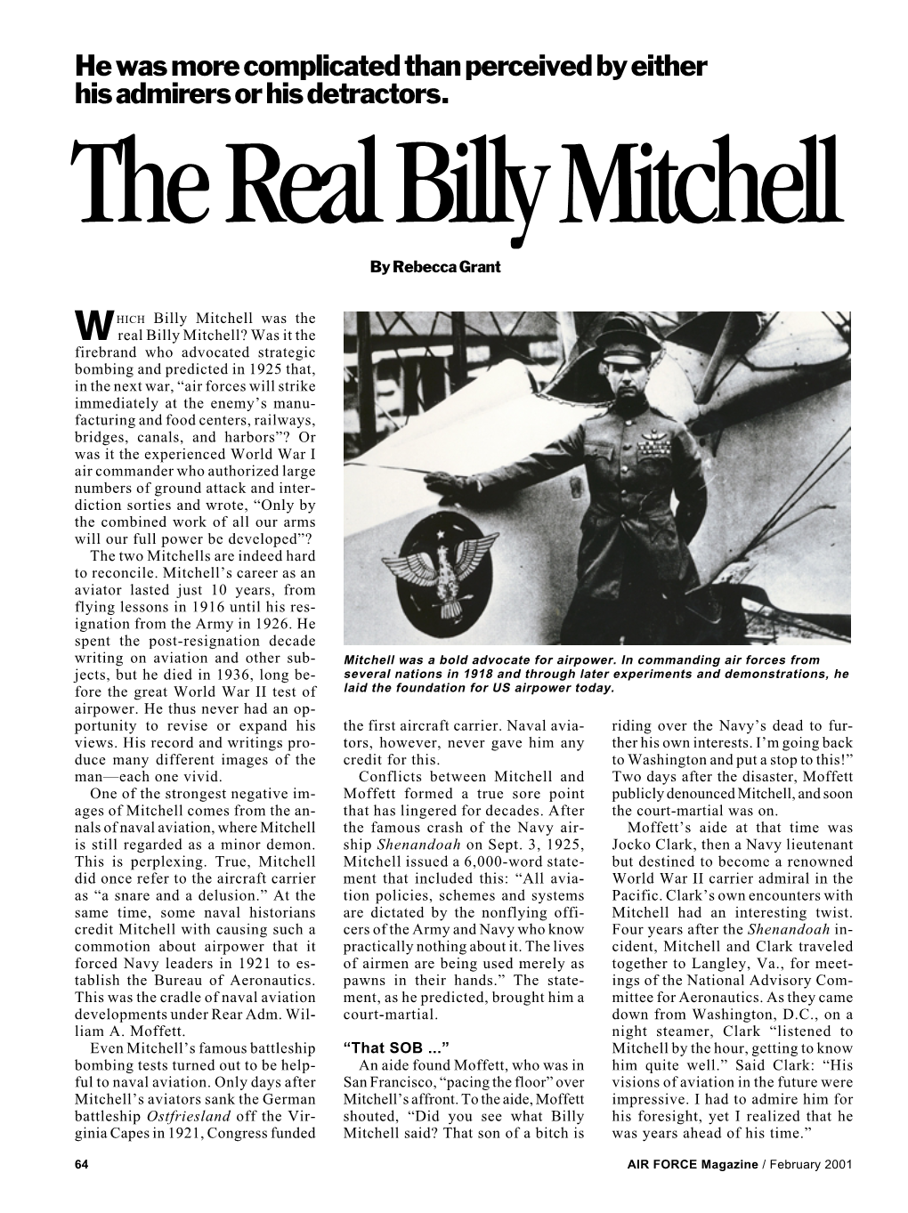 The Real Billy Mitchell by Rebecca Grant