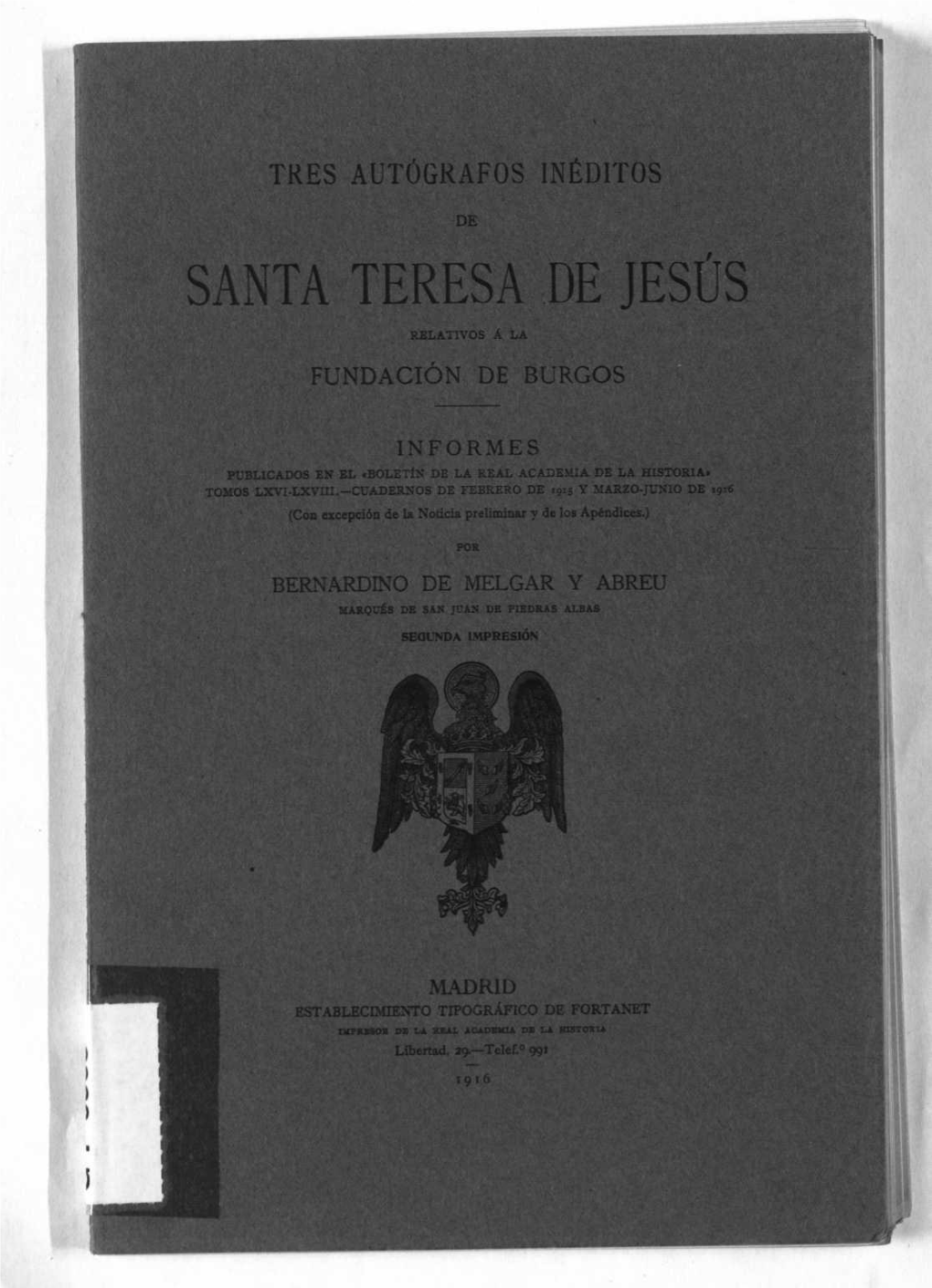Santa Teresa De Jesús