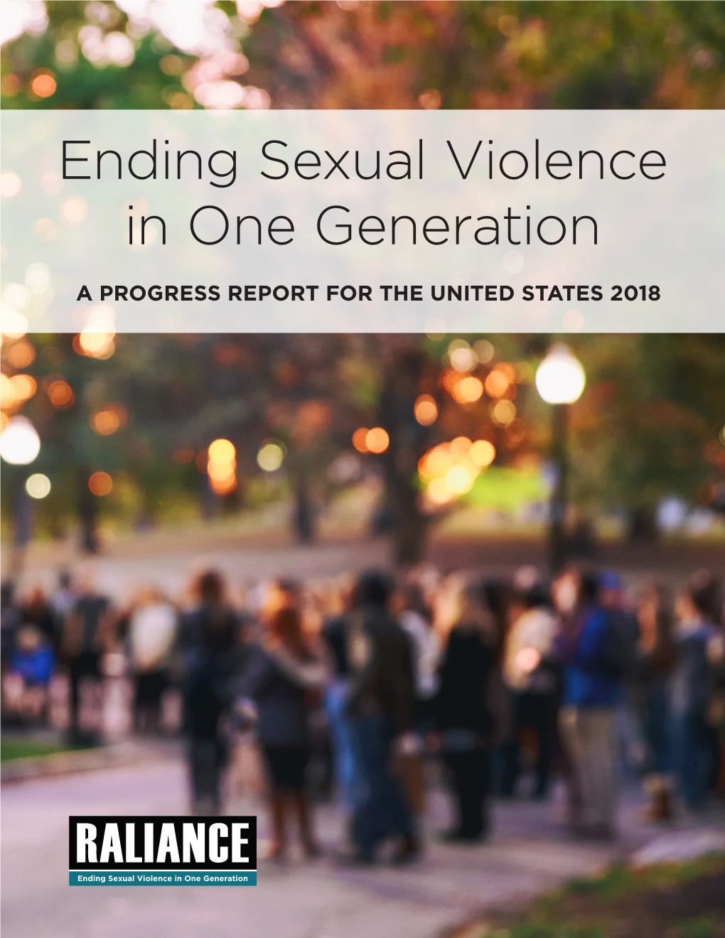 Ending Sexual Violence in One Generation