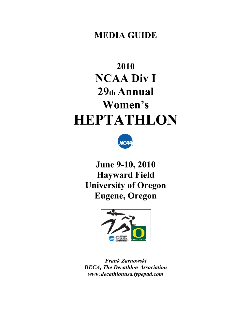 2010 NCAA Women's Outdoor Heptathlon