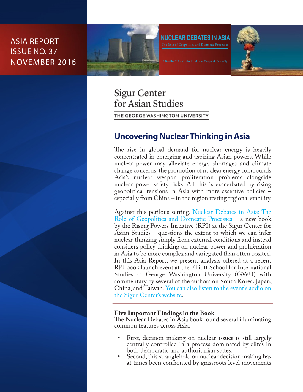 Uncovering Nuclear Thinking in Asia