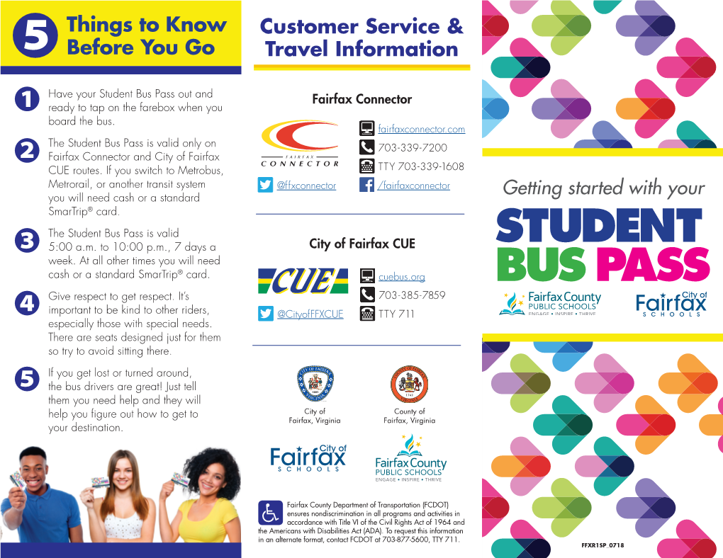 Student Bus Pass Brochure