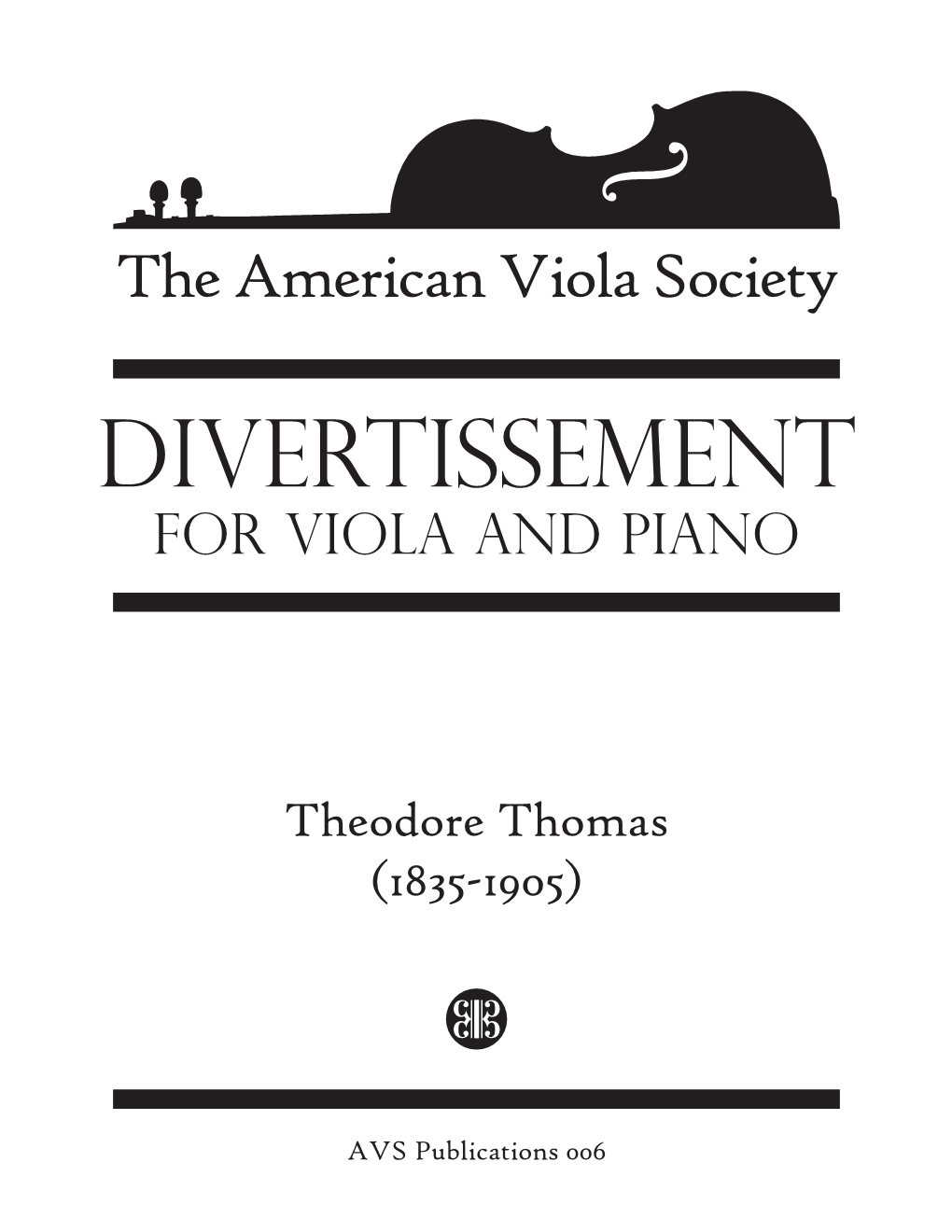 Divertissement for Viola and Piano
