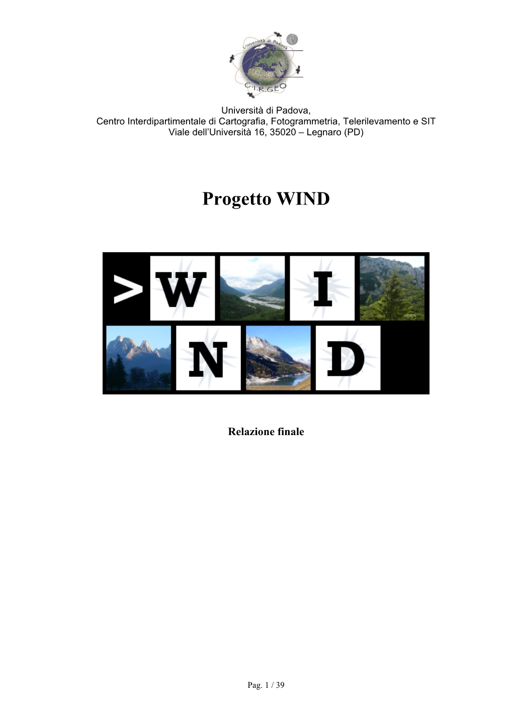 Progetto WIND