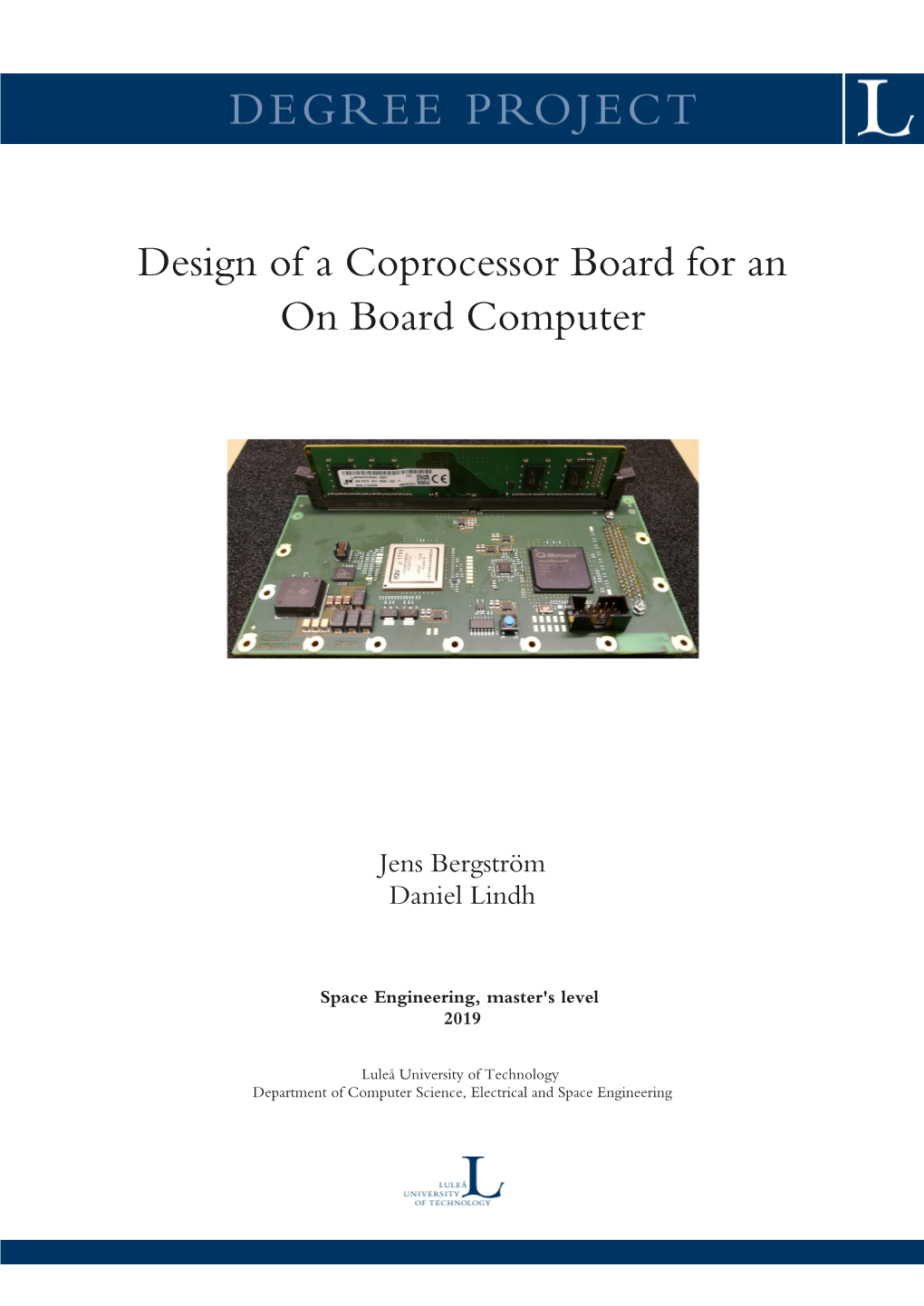 Design of a Coprocessor Board for an on Board Computer