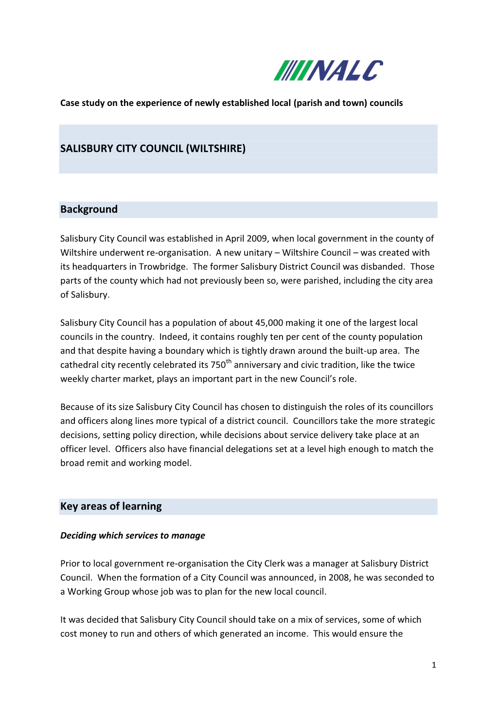 Salisbury City Council (Wiltshire)