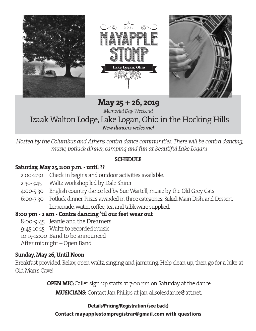 May 25 + 26, 2019 Izaak Walton Lodge, Lake Logan, Ohio in The