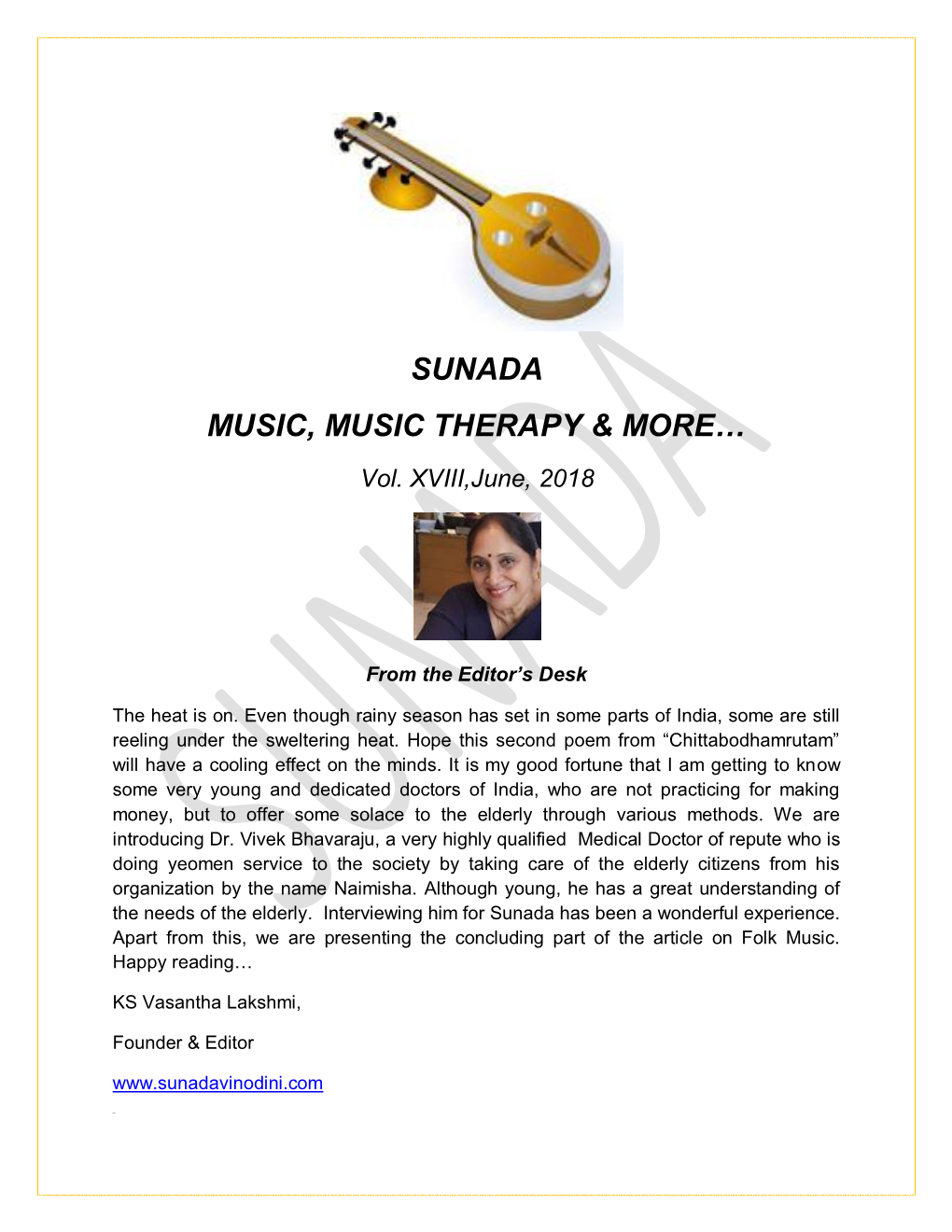 Sunada Music, Music Therapy & More…