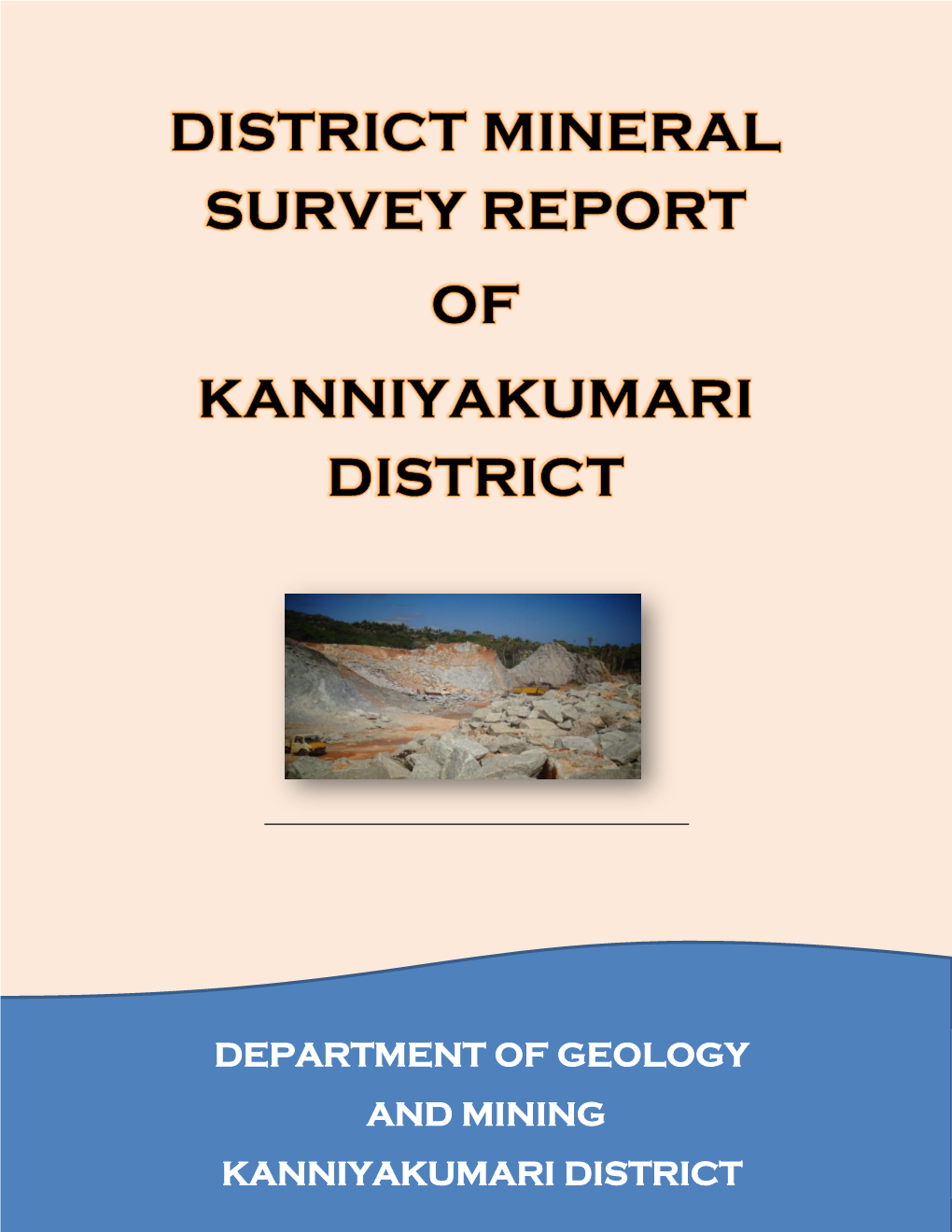 Department of Geology and Mining Kanniyakumari District