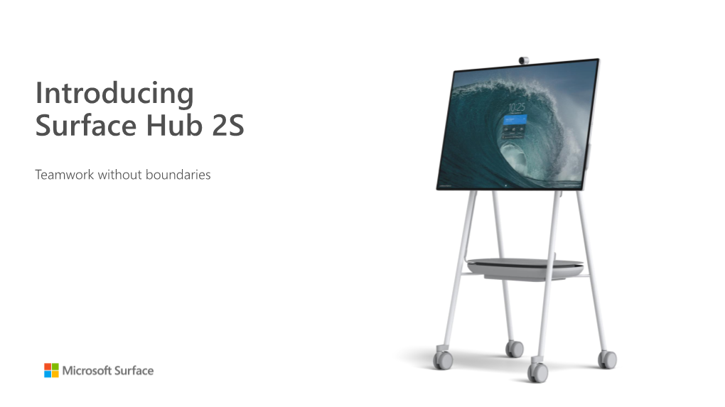 Introducing Surface Hub 2S