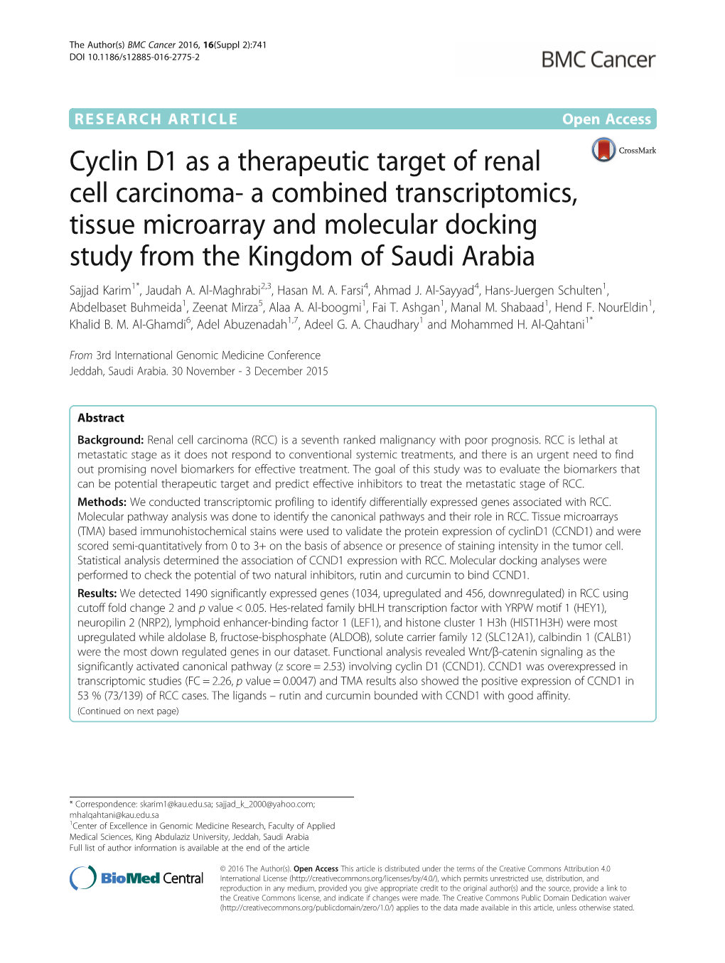 Viewed Hematoxylin and Eosin (HE) Slides of RCC and Ethical Approval Normal Kidney Tissue