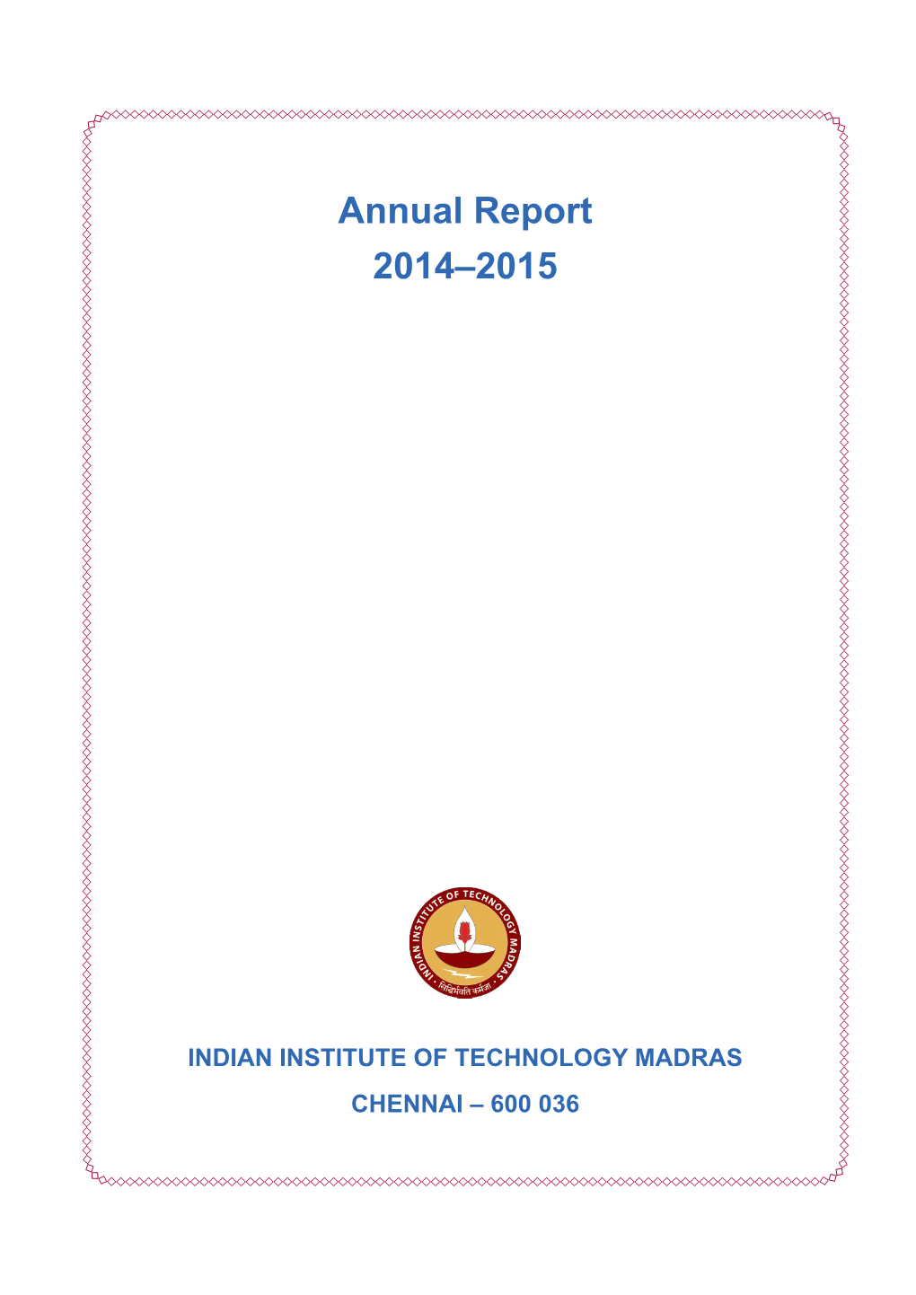 Annual Report 2014–2015