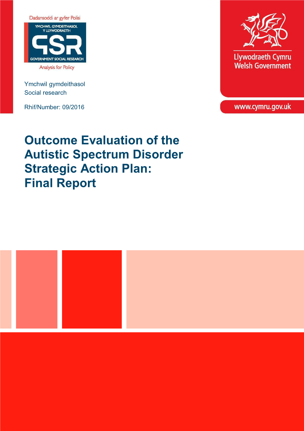 Outcome Evaluation of the Autistic Spectrum Disorder Strategic Action Plan