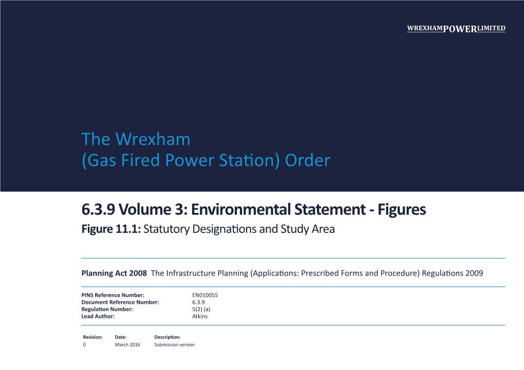 The Wrexham (Gas Fired Power Station) Order