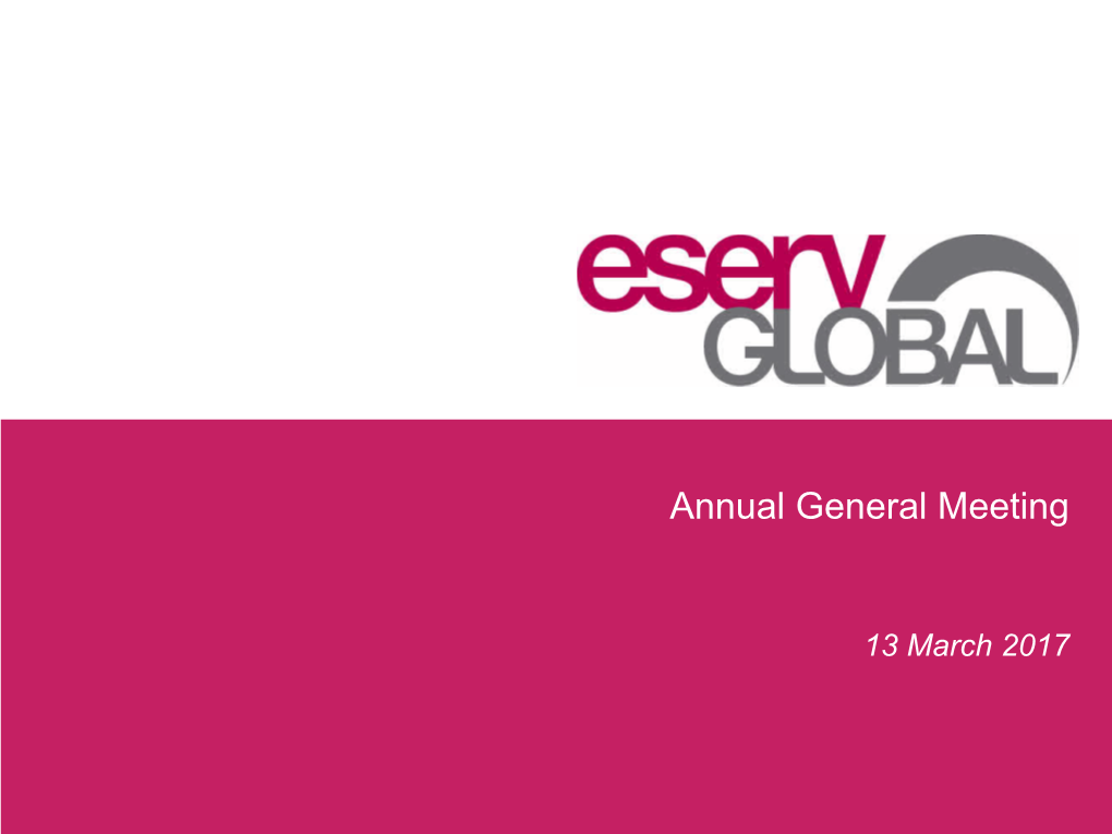 Annual General Meeting