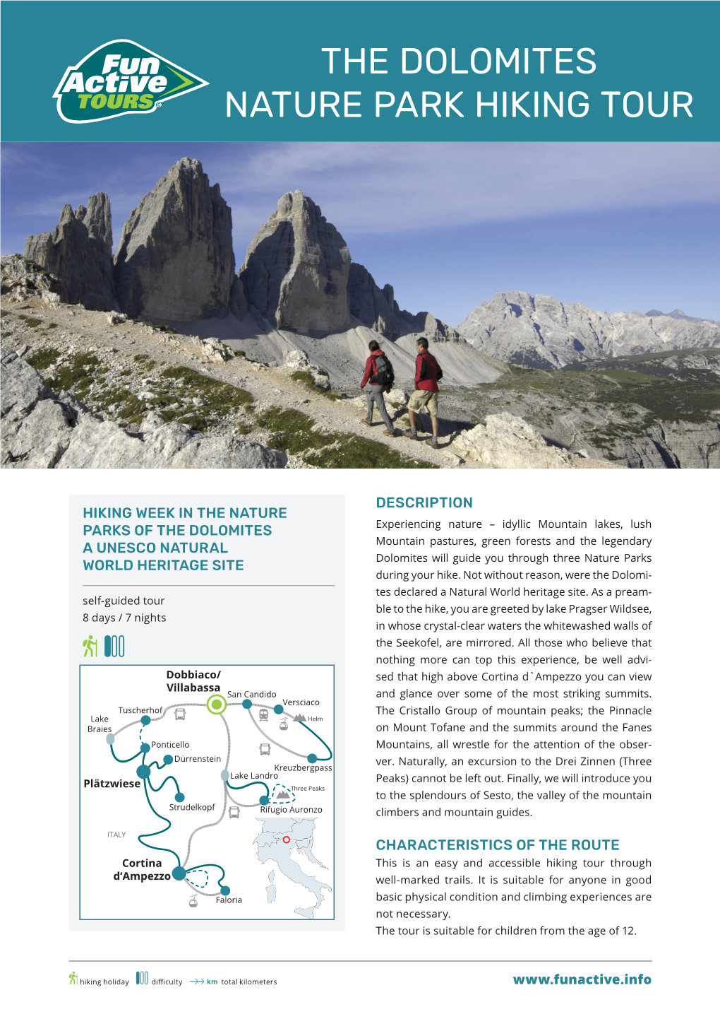 The Dolomites Nature Park Hiking Tour