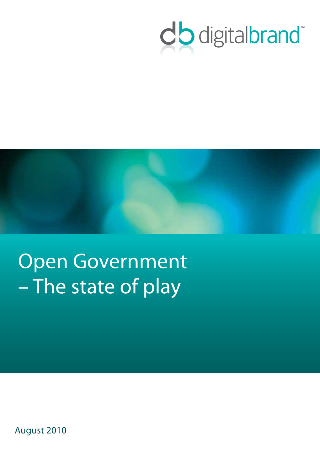 Open Government – the State of Play