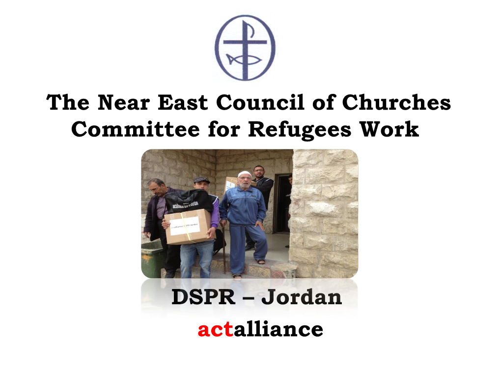 The Near East Council of Churches Committee for Refugees Work