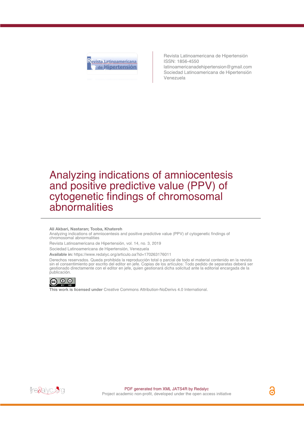 Of Cytogenetic Findings of Chromosomal Abnormalities