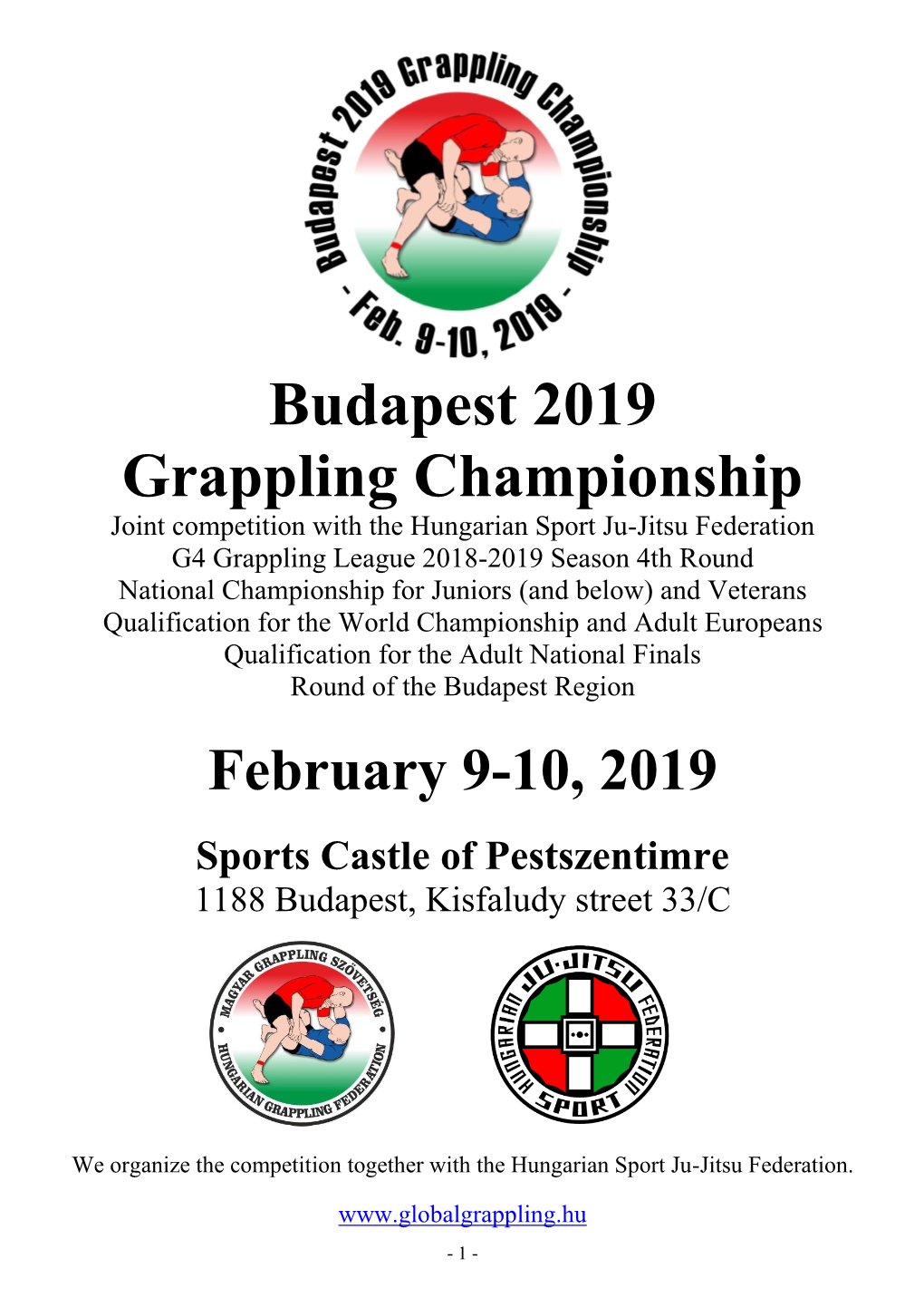 Budapest 2019 Grappling Championship