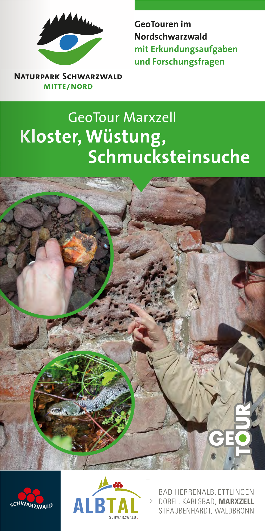 Geotour Marxzell Kloster, Wüstung, Schmucksteinsuche