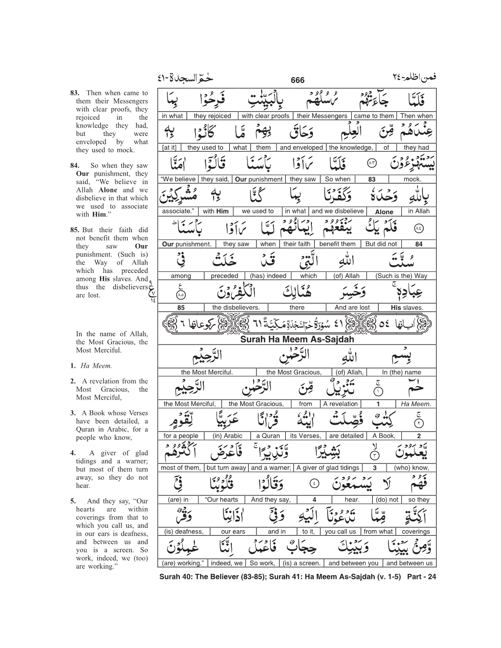 Surah Ha Meem As-Sajdah