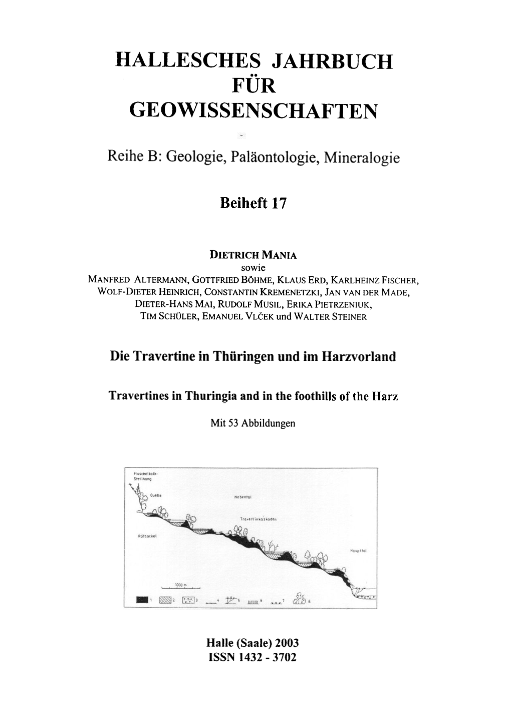 Hallesches Jahrbuch Fur Geowissenschaften