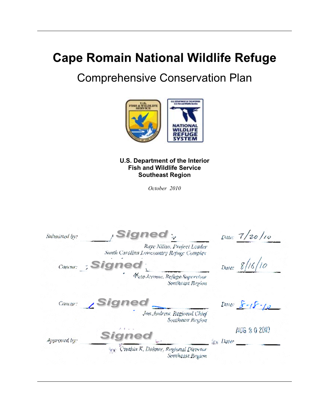 Cape Romain National Wildlife Refuge