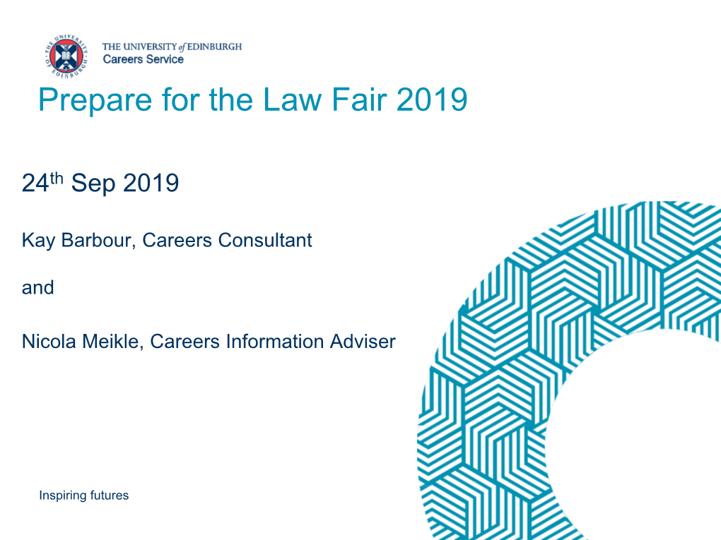 Prepare for the Law Fair 2019