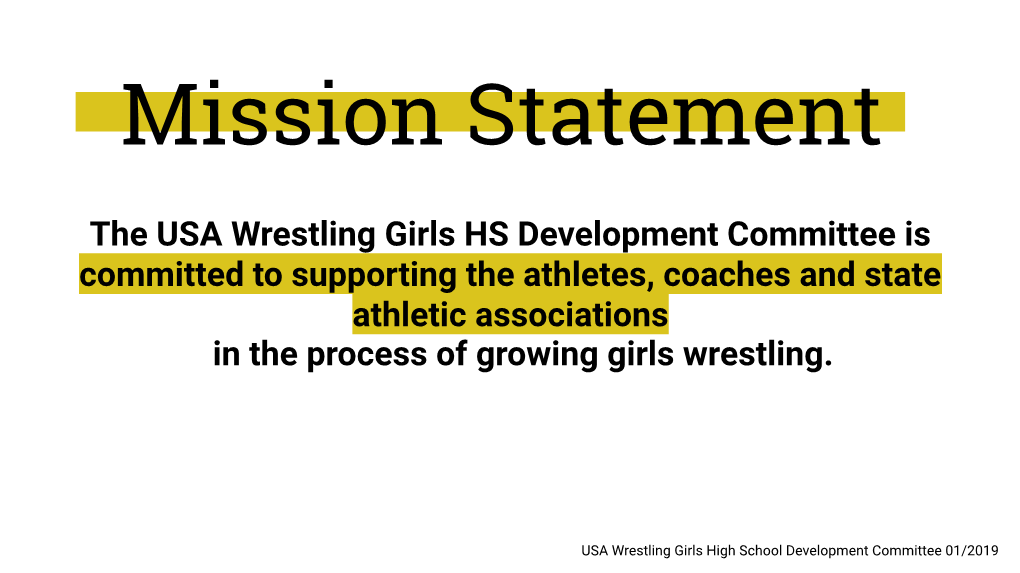 Girls HS Wrestling: the Time Is Now