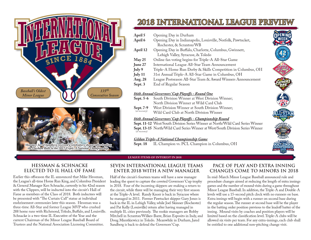 2018 International League Preview - North Division