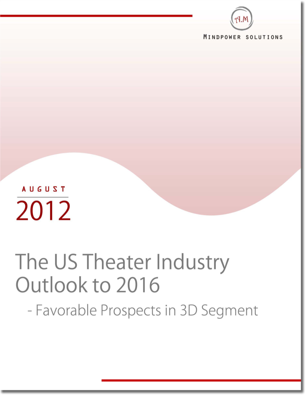 The US Theater Industry Outlook to 2016