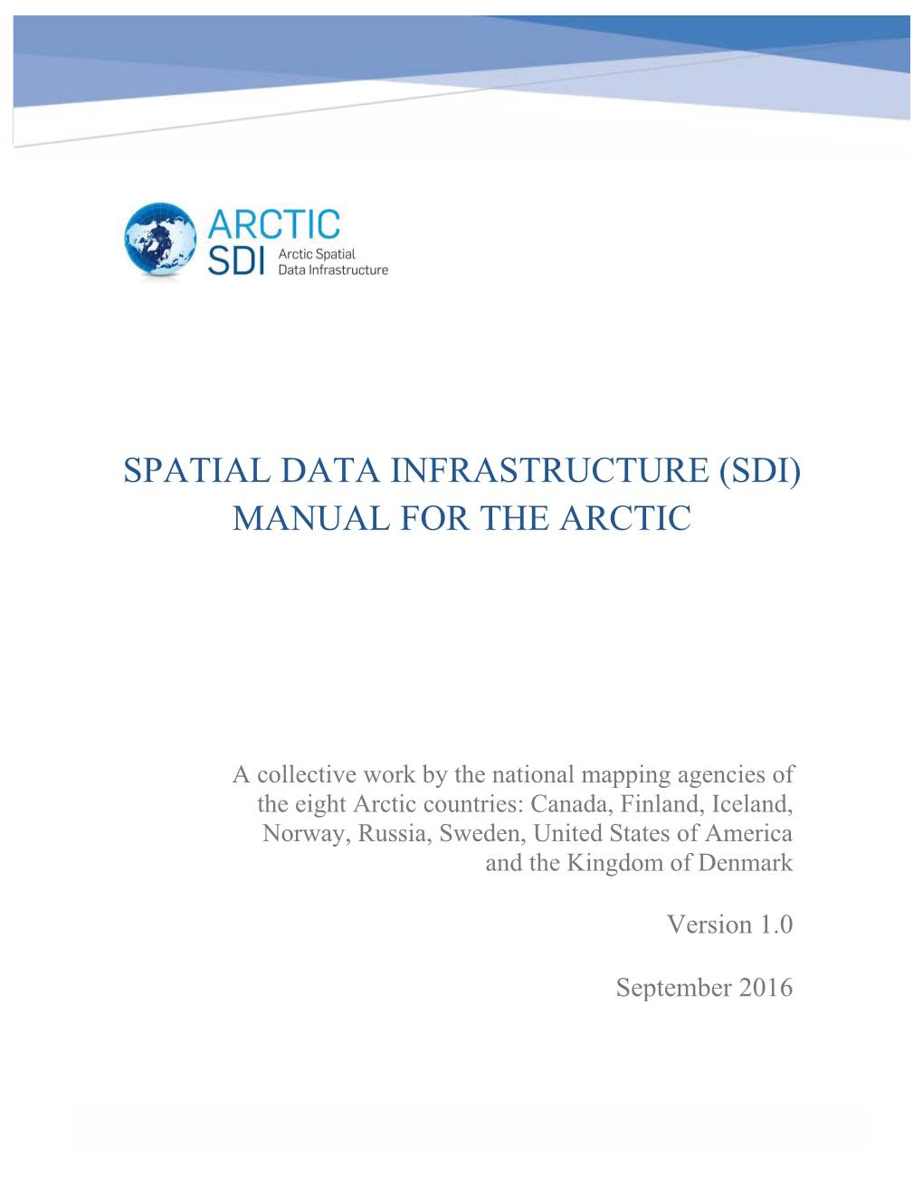 SDI Manual for the Arctic I