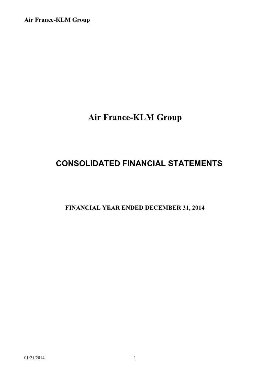 Financial Statements