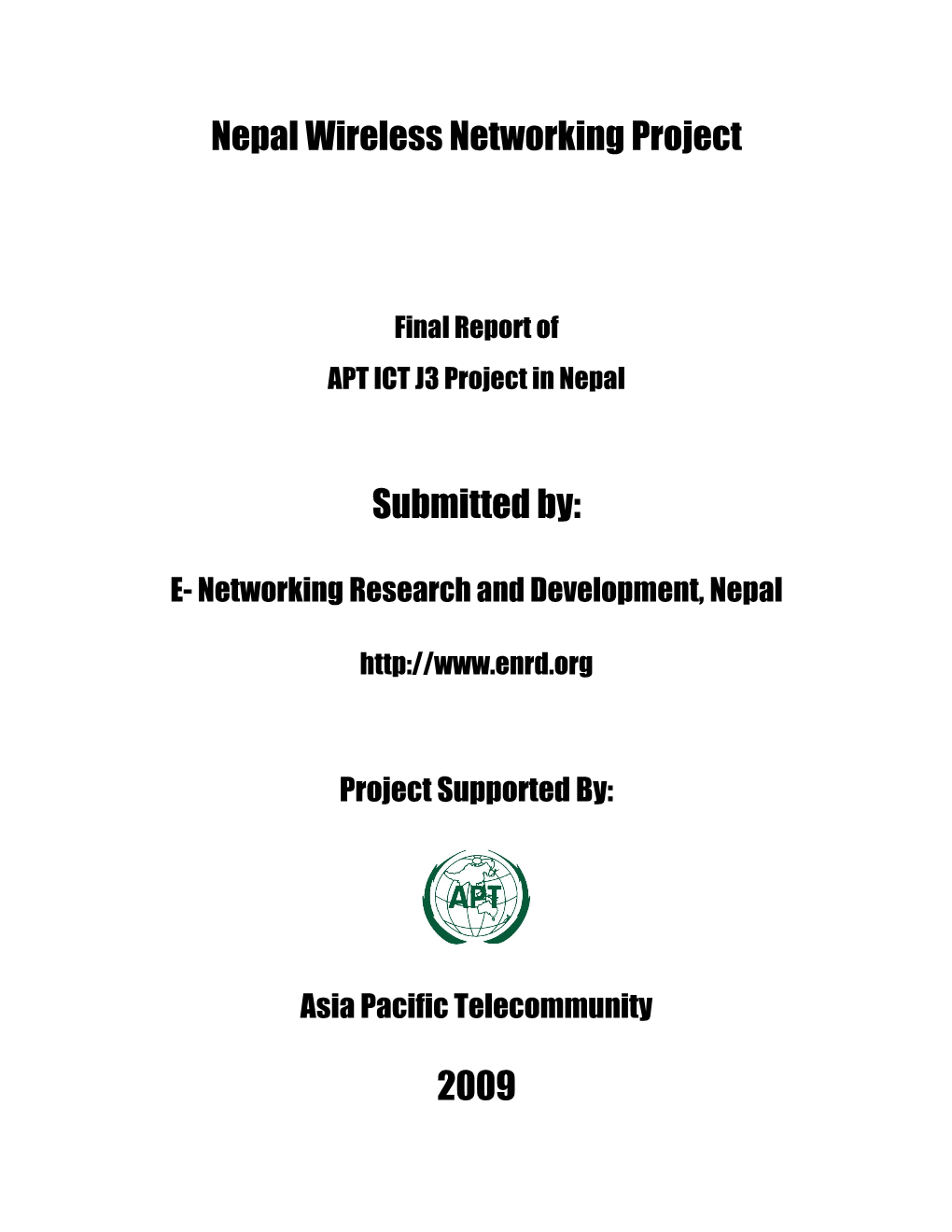 Nepal Wireless Networking Project