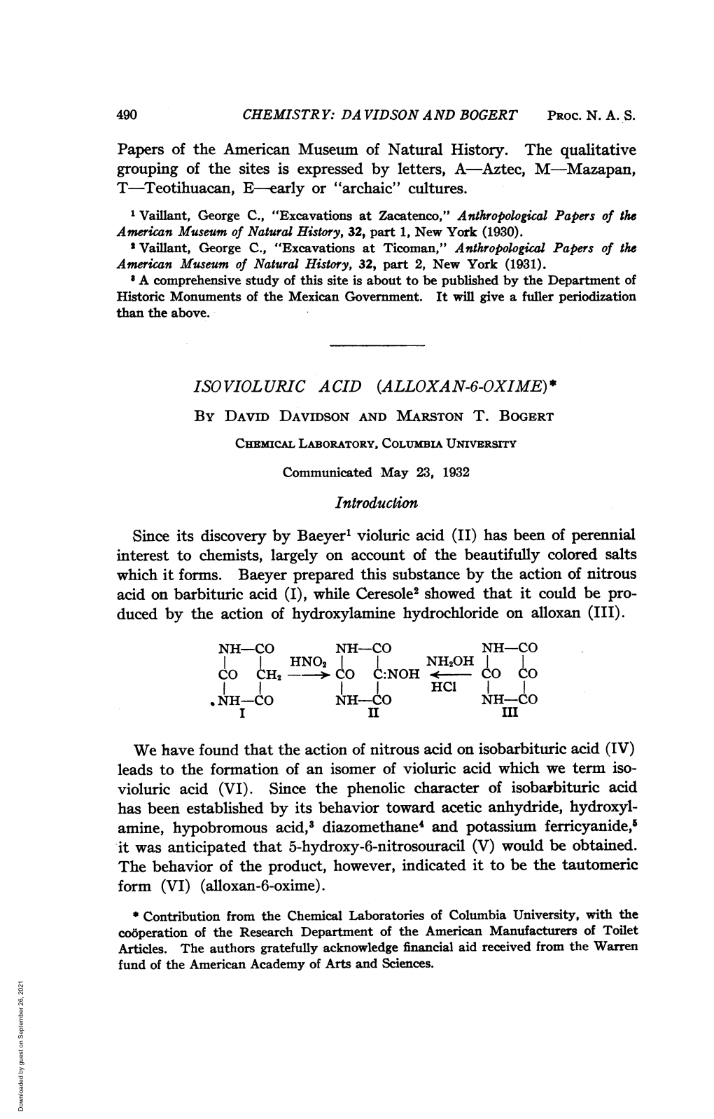 Alloxan-6-Oxime