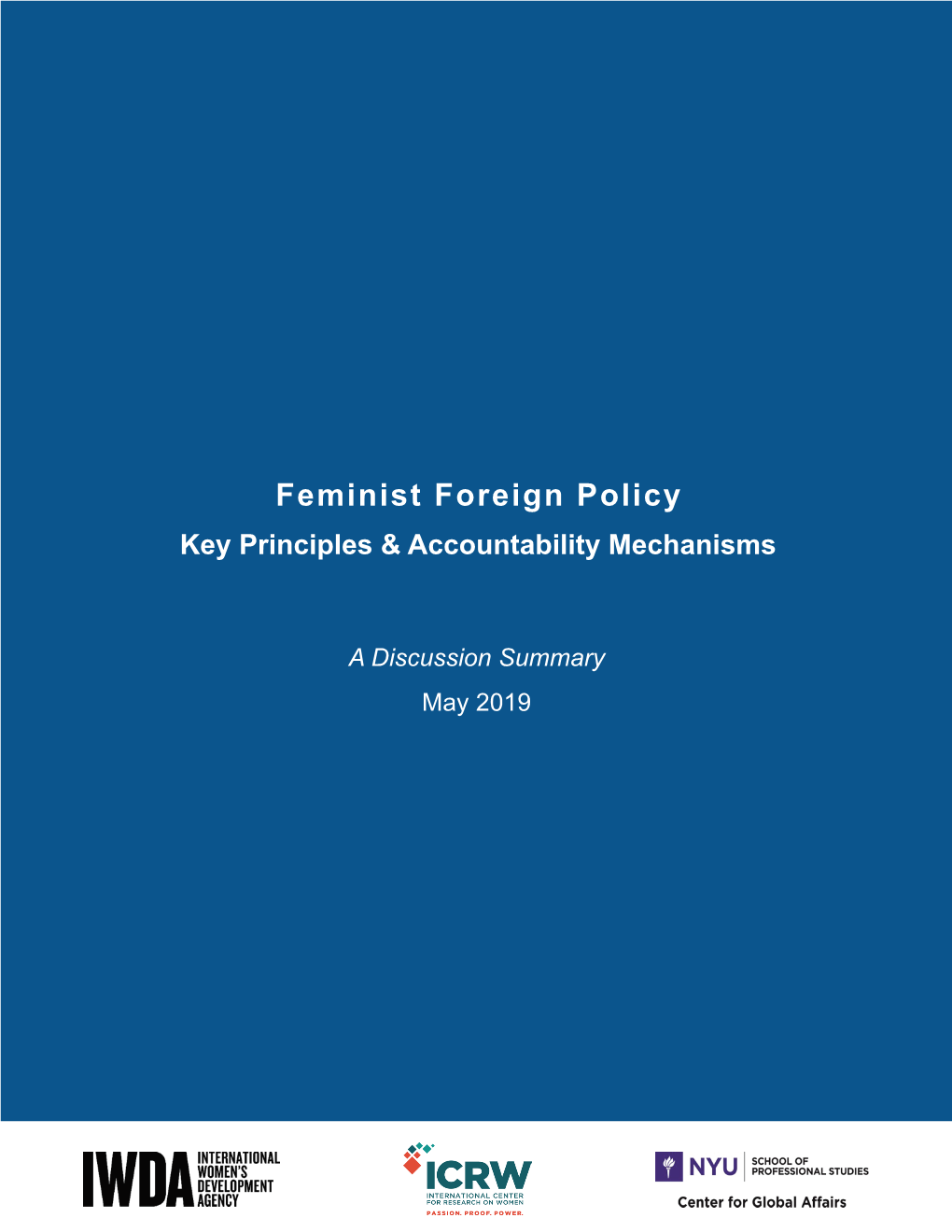 Feminist Foreign Policy (FFP)