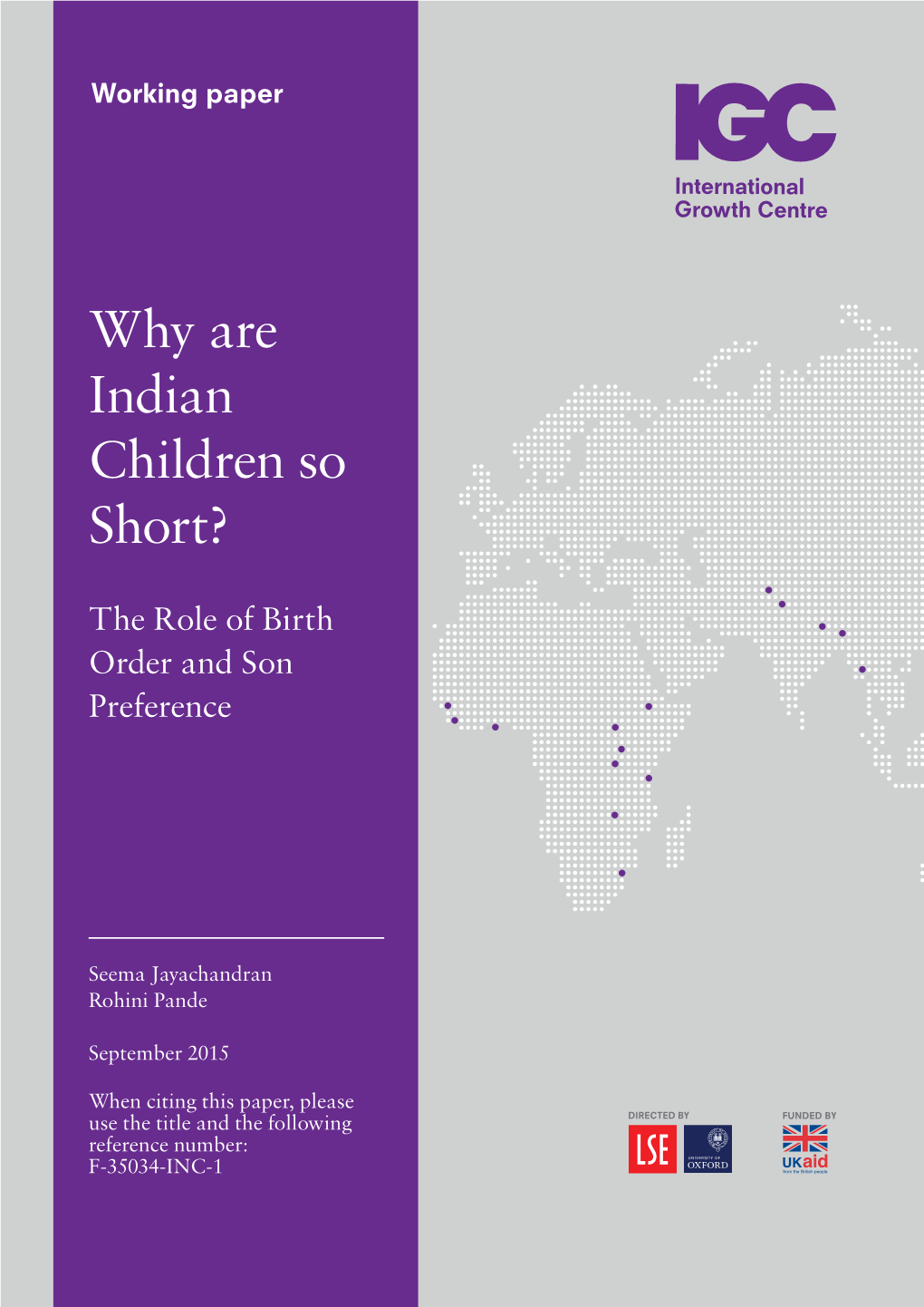 Why Are Indian Children So Short?