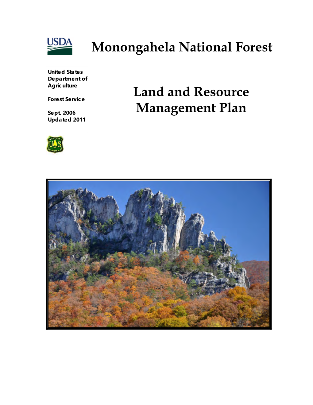 Monongahela National Forest Land and Resource Management Plan