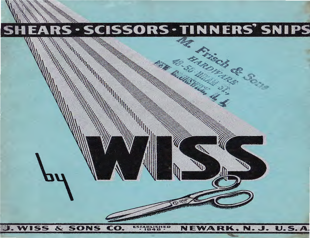 Shears, Scissors, Tinners' Snips by Wiss