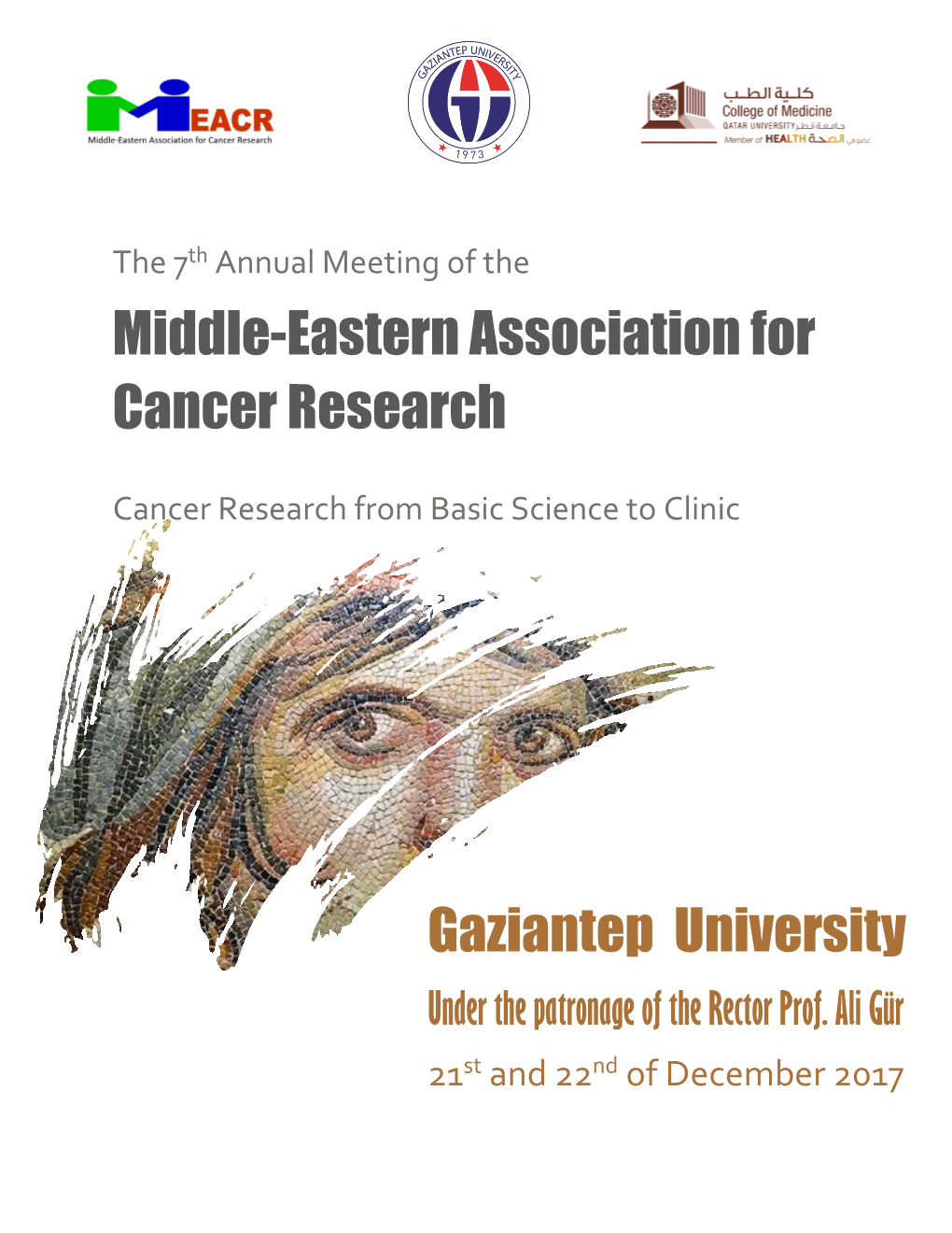 Gaziantep University Middle-Eastern Association for Cancer Research