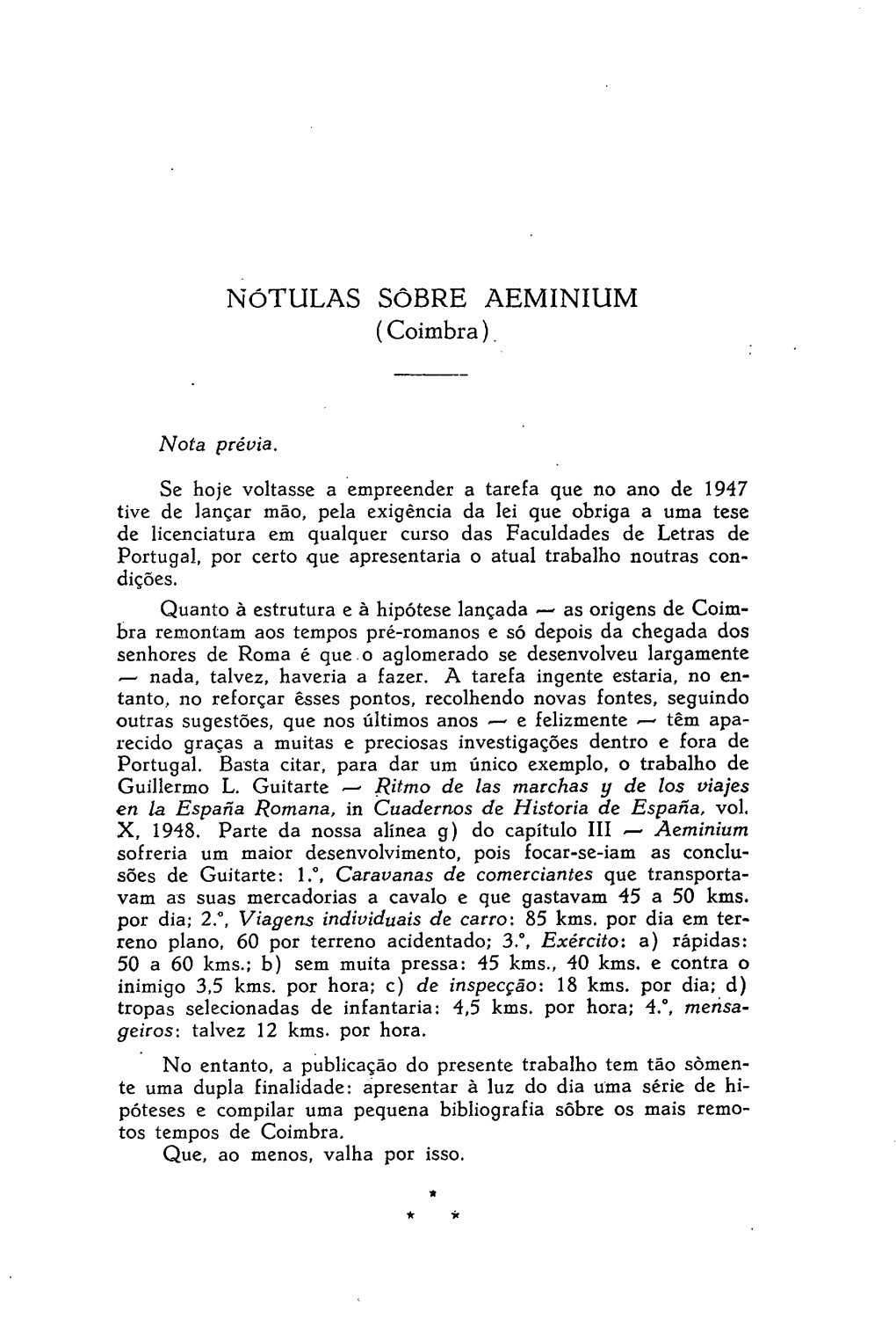 NÓTULAS SÔBRE AEMINIUM (Coimbra)