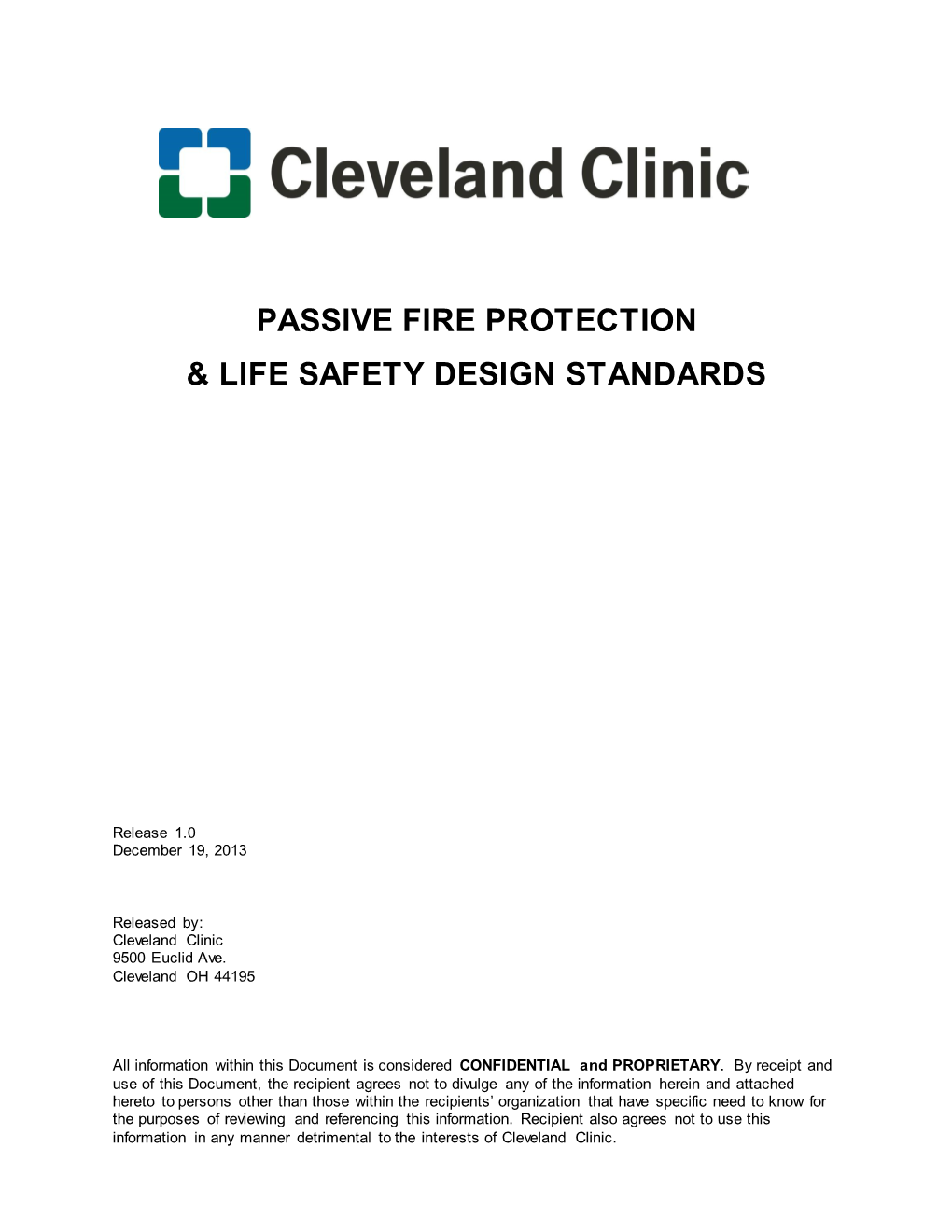 Passive Fire Protection & Life Safety Design Standards