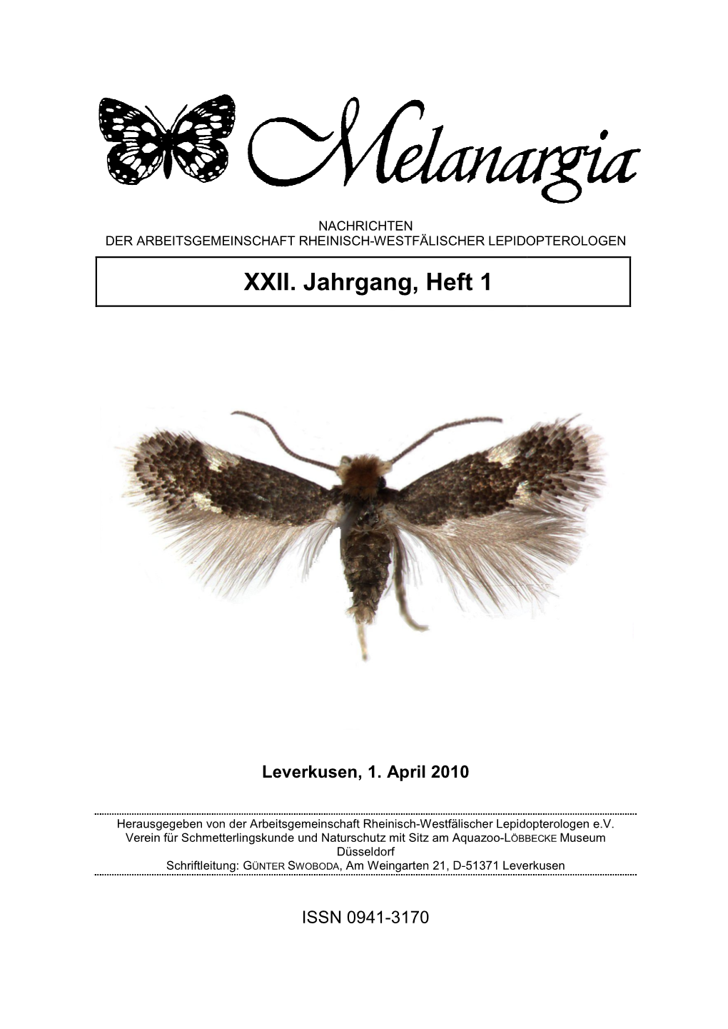 XXII. Jahrgang, Heft 1