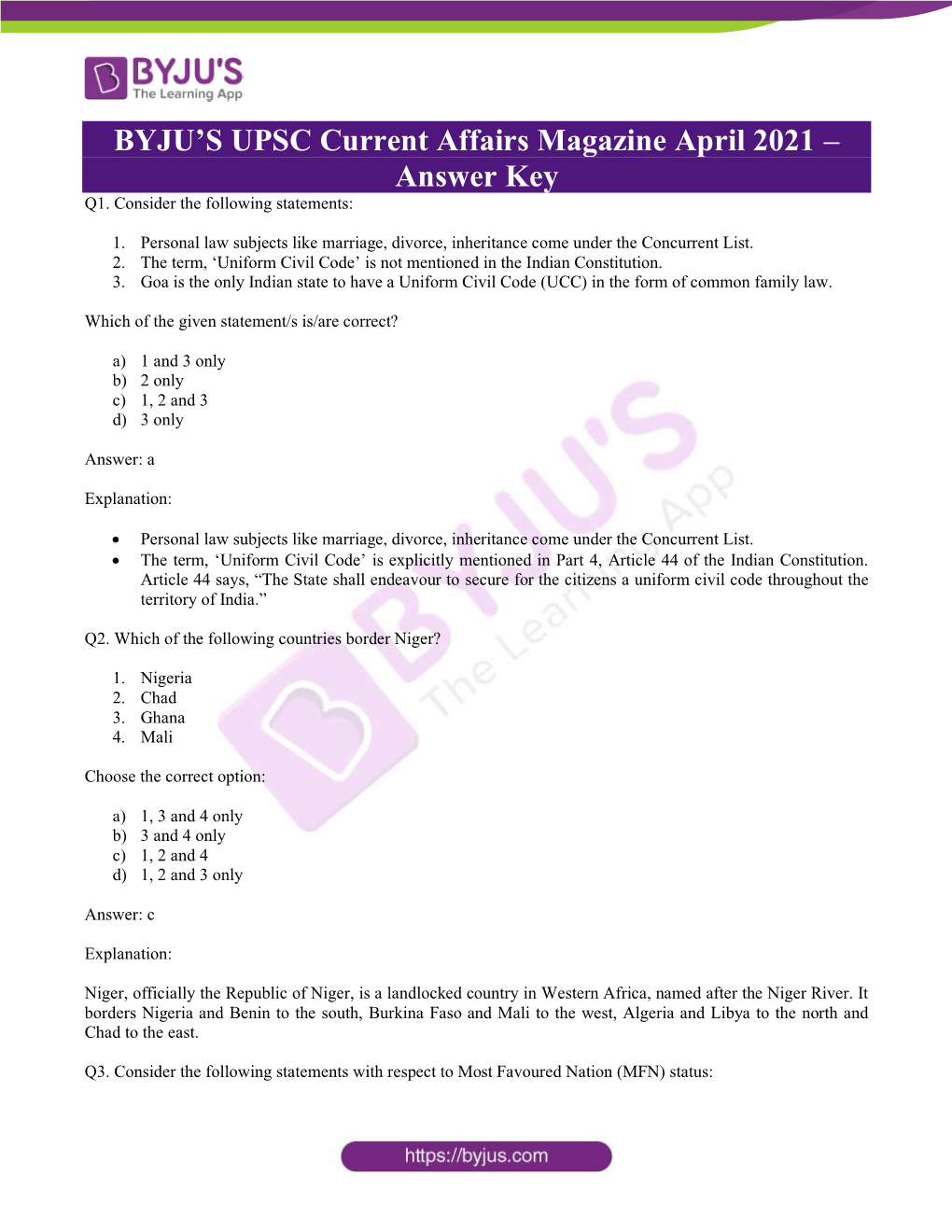 BYJU's IAS Comprehensive News Analysis