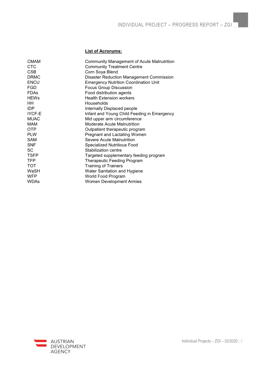 Individual Project – Progress Report – Zgi