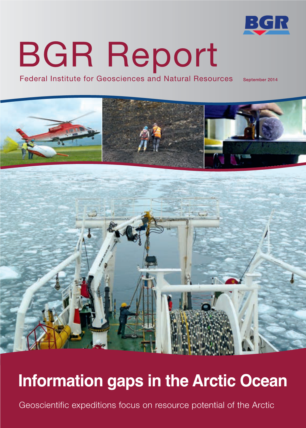 BGR Report Federal Institute for Geosciences and Natural Resources September 2014