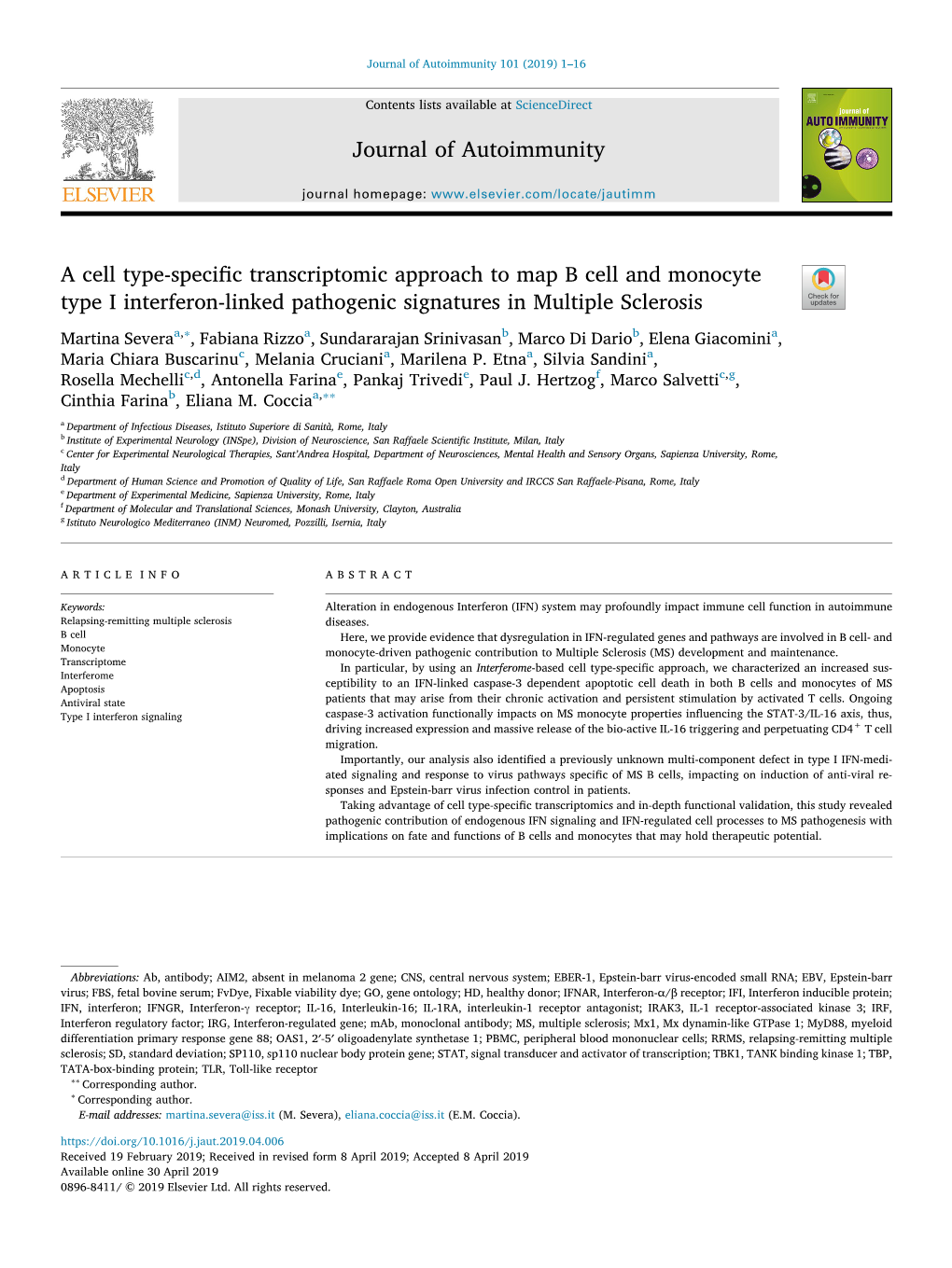 A Cell Type-Specific Transcriptomic Approach to Map B Cell And